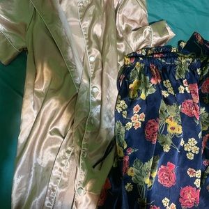 Silk pj set